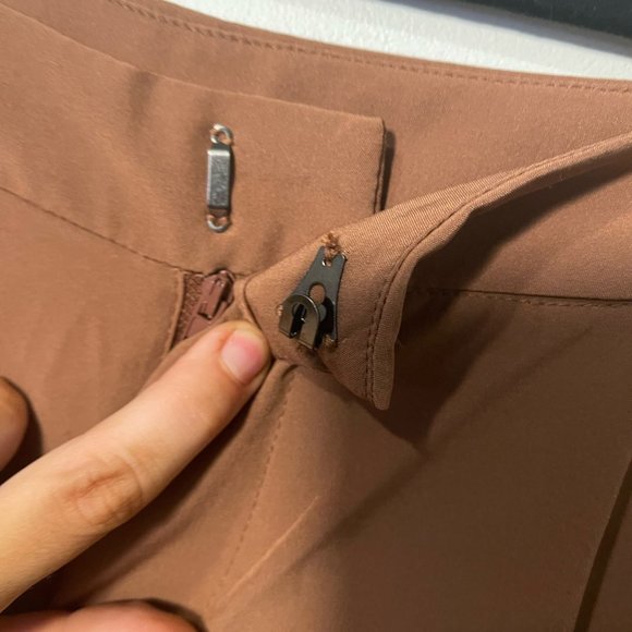 Brown Wide-Leg Trousers - Picture 2 of 6